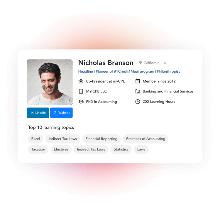 Showcase Your Expertise - Learning Profile | MY-CPE