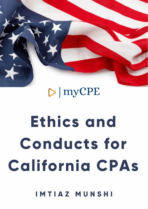 Accounting Ethics Course For California CPAs myCPE
